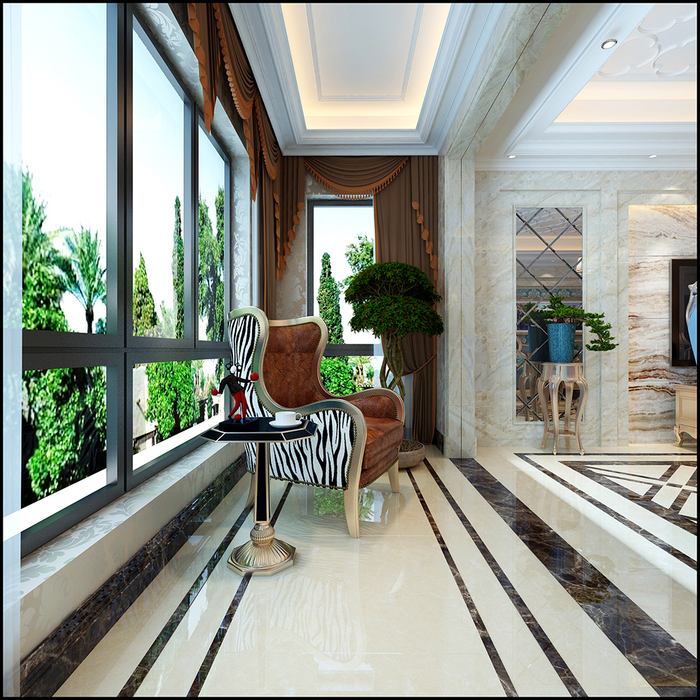 装修公司欧式古典风格室内装修效果图-阳台 装修公司欧式古典风格室内装修效果图-阳台